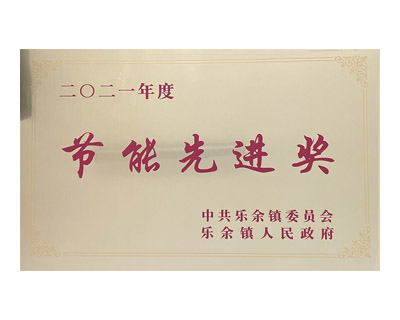 節(jié)能先進獎