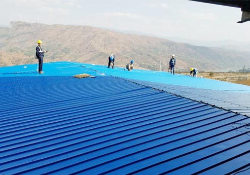 精鋼覆膜瓦攀枝花地區(qū)銷(xiāo)售點(diǎn)客戶案例之攀枝花文力工貿(mào)有限公司